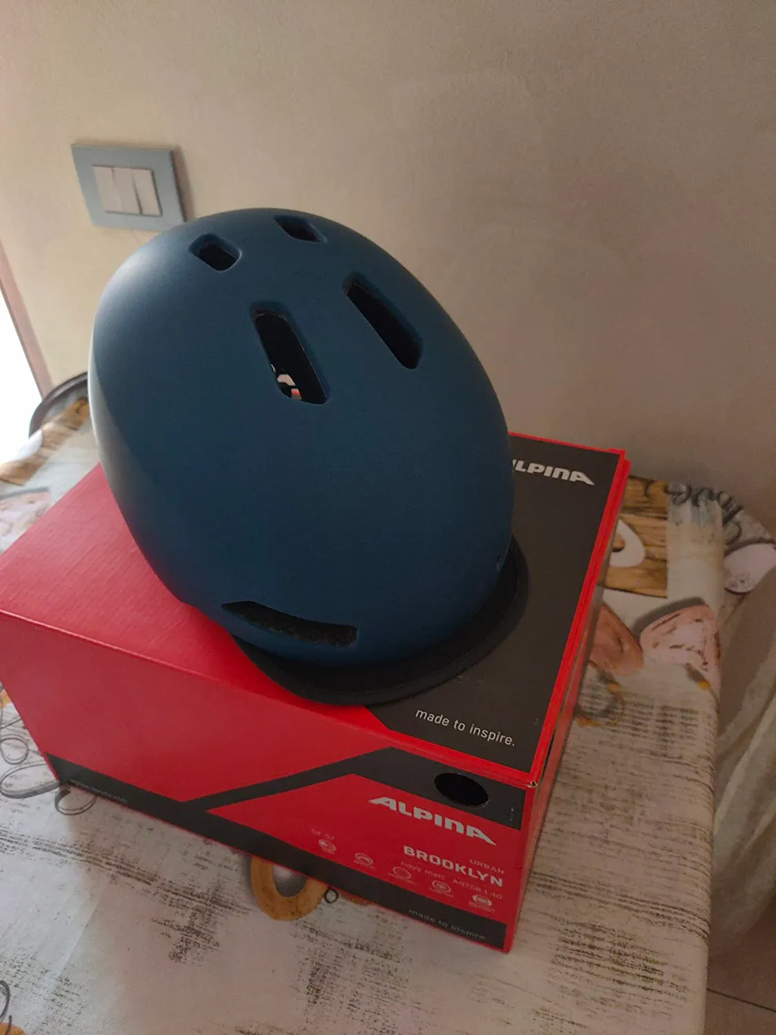 Alpina Brooklyn casco bici 52-57 cm Black matt urbano