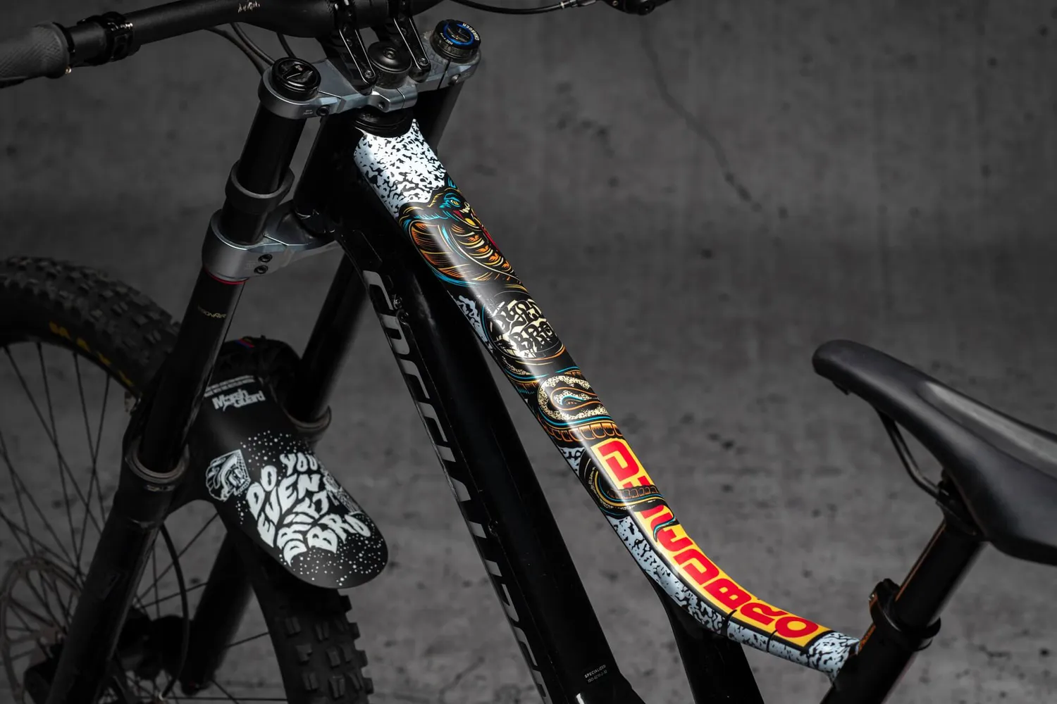 Dyedbro RRR protezione telaio MTB colorata opaca