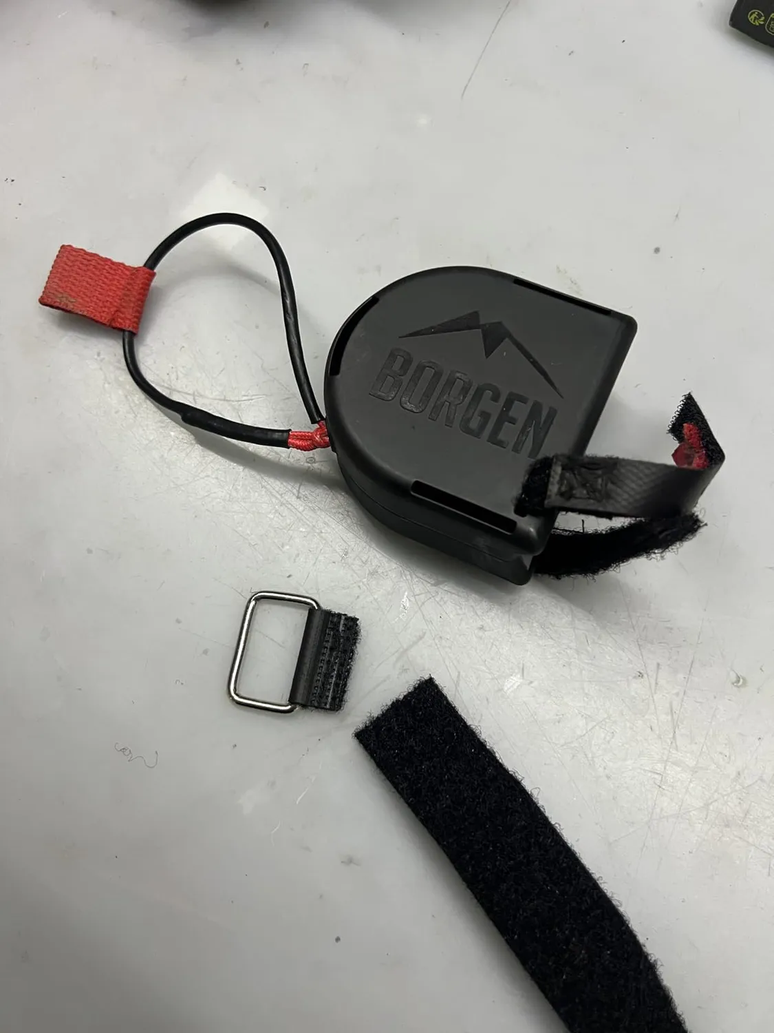 Borgen corda traino bici Kevlar 120 kg rossa 2,2 m