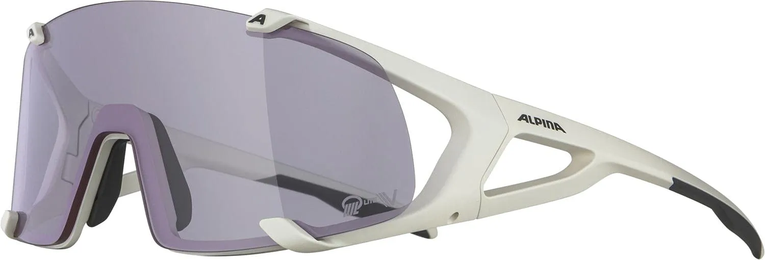 Alpina Hawkeye S Q-Lite V occhiali sportivi cool-grey matt fotocromatici
