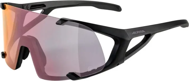 Alpina Hawkeye occhiali sportivi black matt