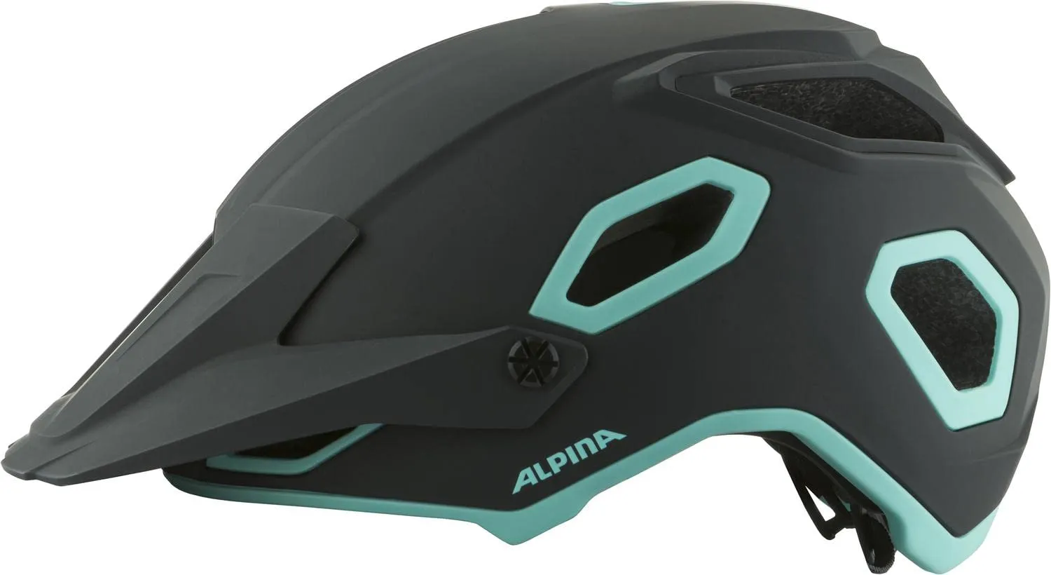 Alpina Croot MIPS casco enduro black-turquoise 52-57 cm