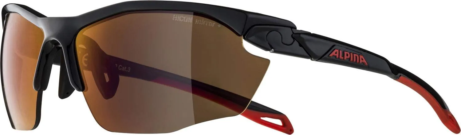Alpina Twist Five HR Q-Lite occhiali black-red