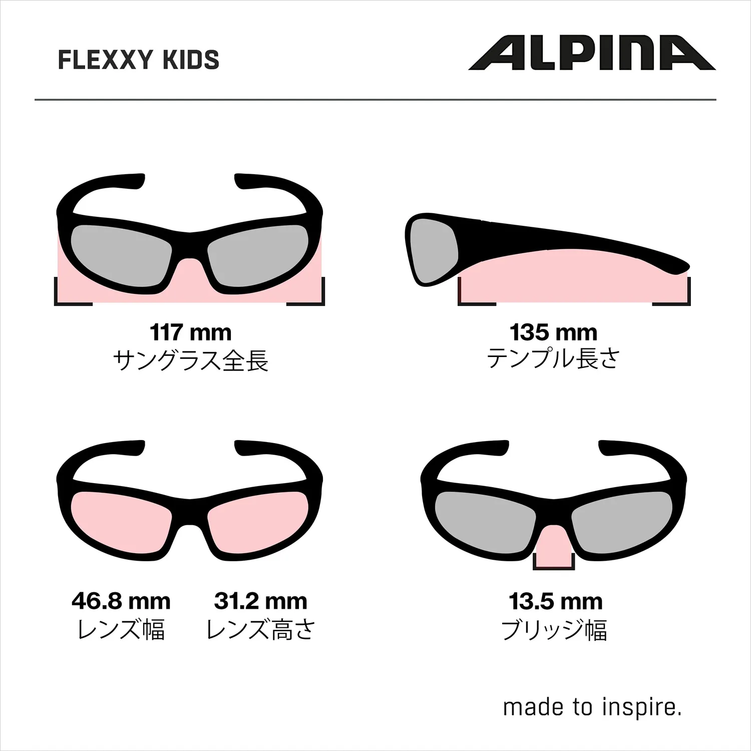 Alpina Flexxy Kids occhiali sole bambini flessibili