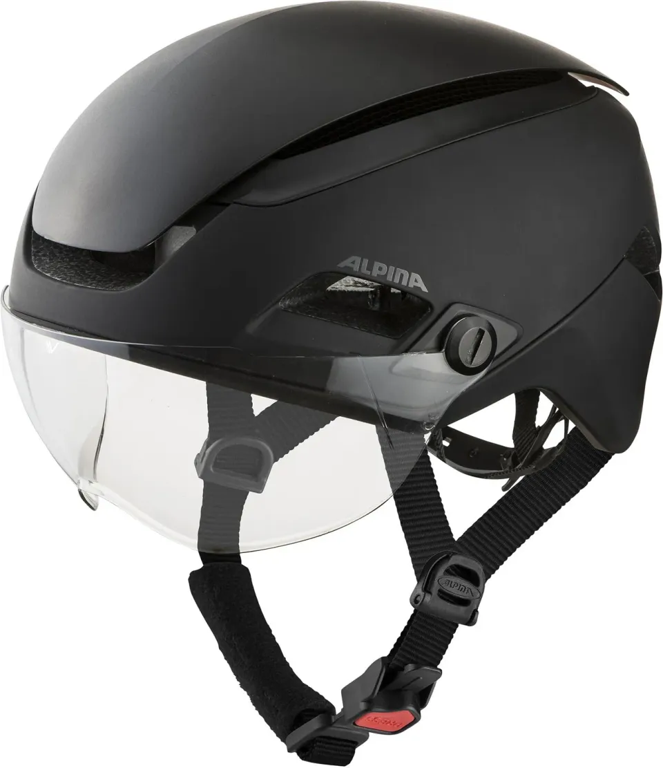 Alpina Altona VM casco bici charcoal con visiera