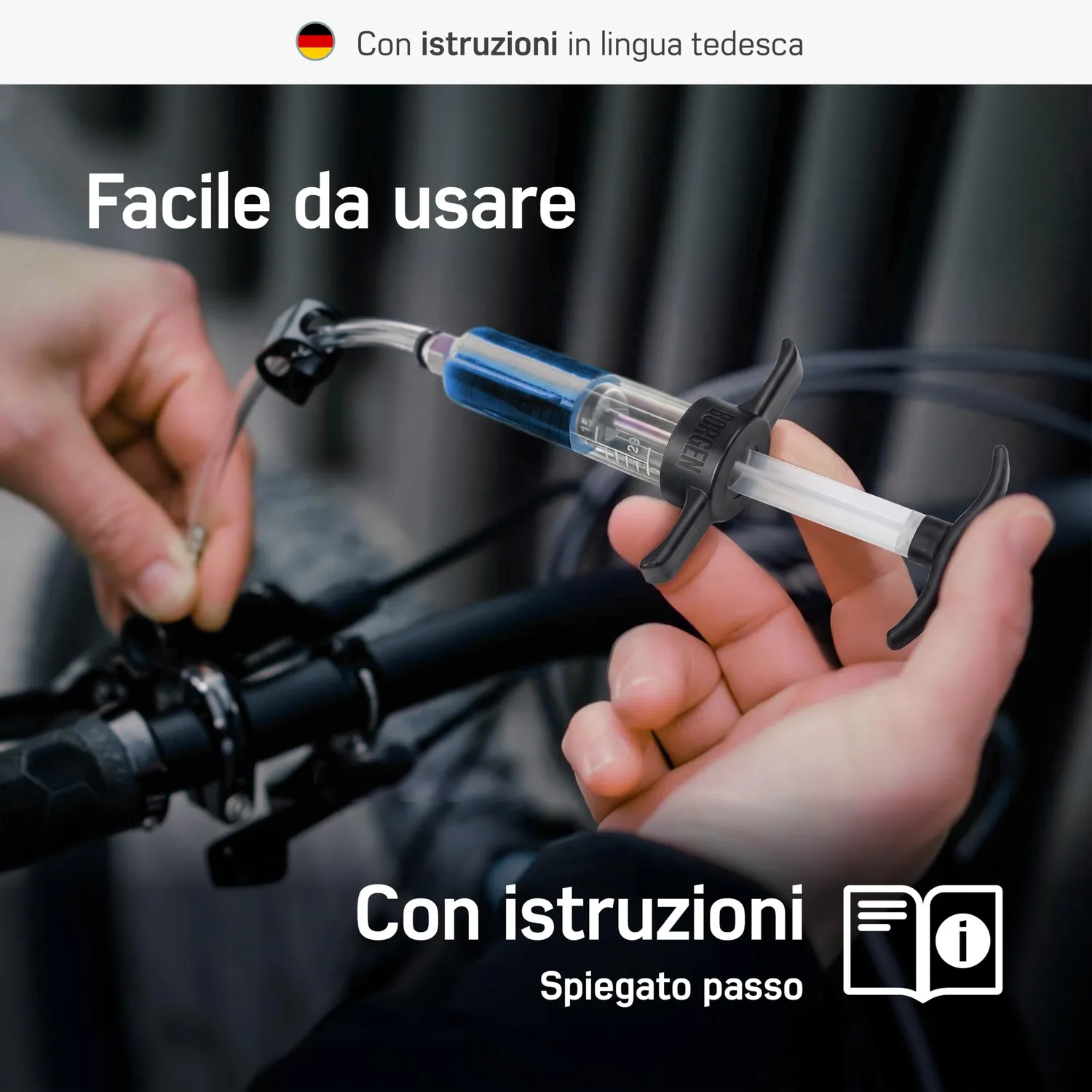 Borgen Kit spurgo Pro freni Magura olio minerale