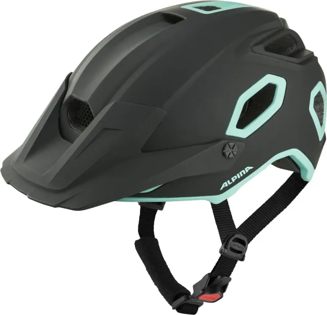 Alpina Croot MIPS casco enduro black-turquoise 52-57 cm