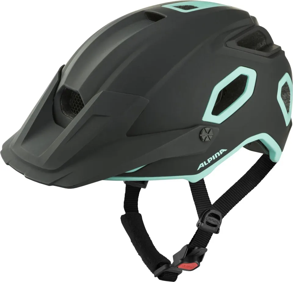 Alpina Croot MIPS casco enduro black-turquoise 52-57 cm