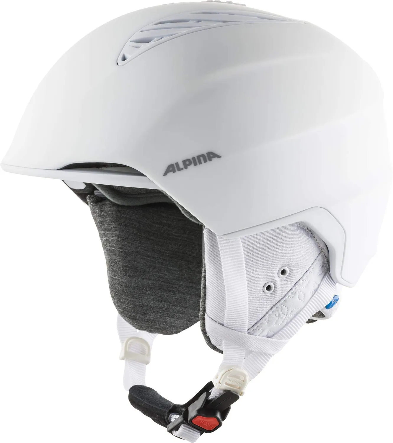 Alpina Grand Lavalan casco sci 57-61 cm grigio lana