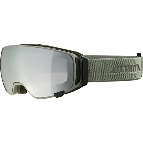 Alpina Double Jack Mag Q maschera sci moongrey magnetica