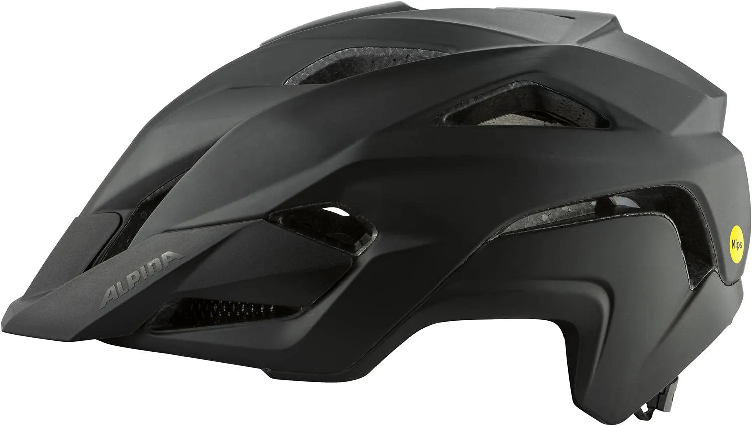 Alpina Stan MIPS casco bici nero matt MTB ventilato