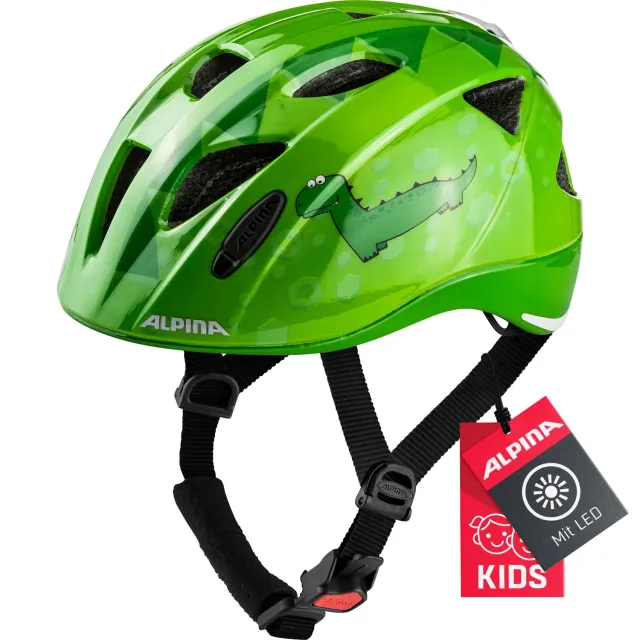 Alpina Ximo Flash casco bimbo white flower catarifrangente