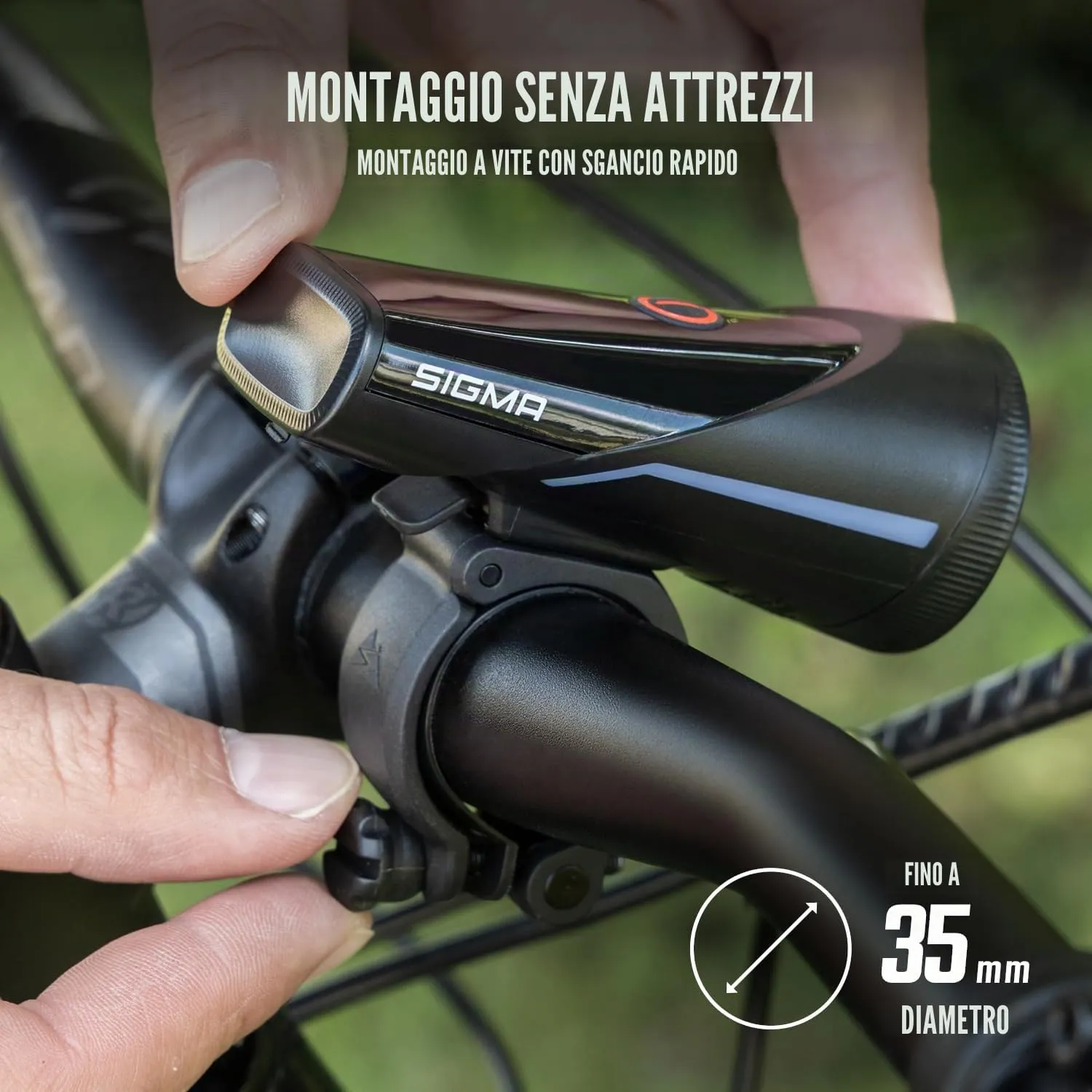 Sigma Aura 100 Blaze Link set luci bici ricaricabile