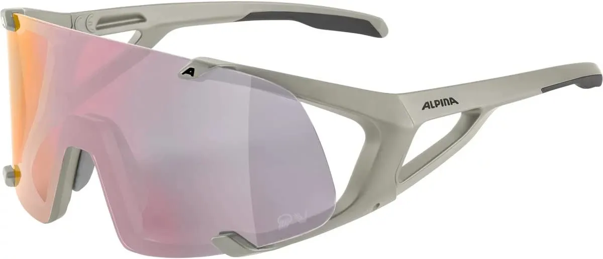 Alpina Hawkeye occhiali sportivi black matt
