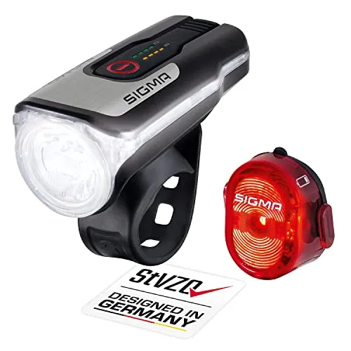 Sigma Aura 80 USB + Nugget II kit luci bici 90 m
