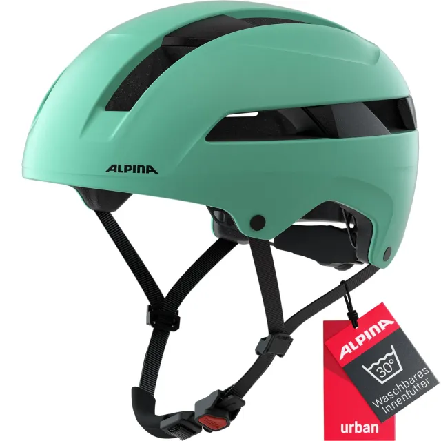 Alpina Soho casco bici urban turchese 51-56