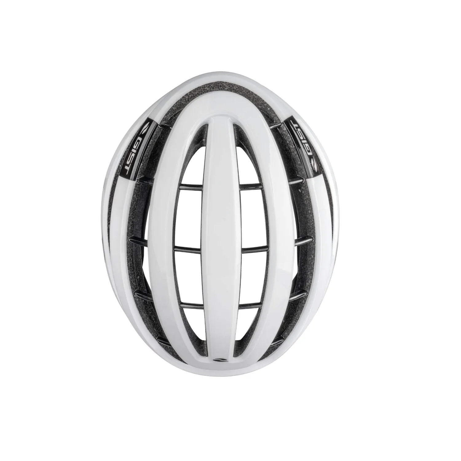 Gist Rapido casco bici nero lucido leggero 250g