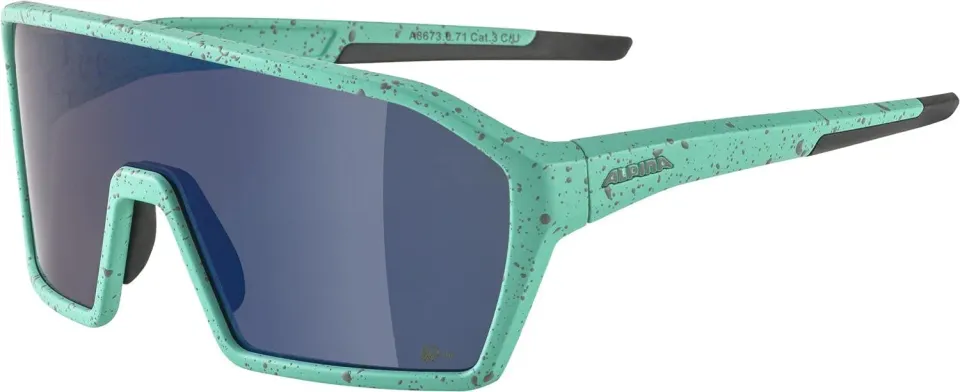 Alpina Ram Q-Lite occhiali sportivi turquoise-blur contrasto