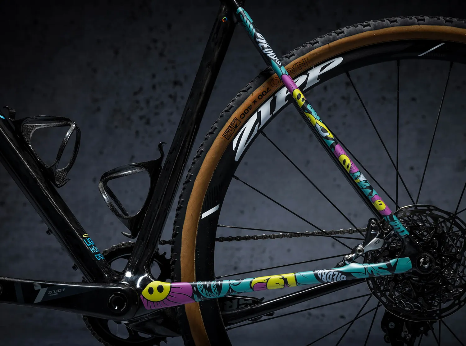 Dyedbro Victor Brousseaud Gravel pellicola telaio Colour opaca