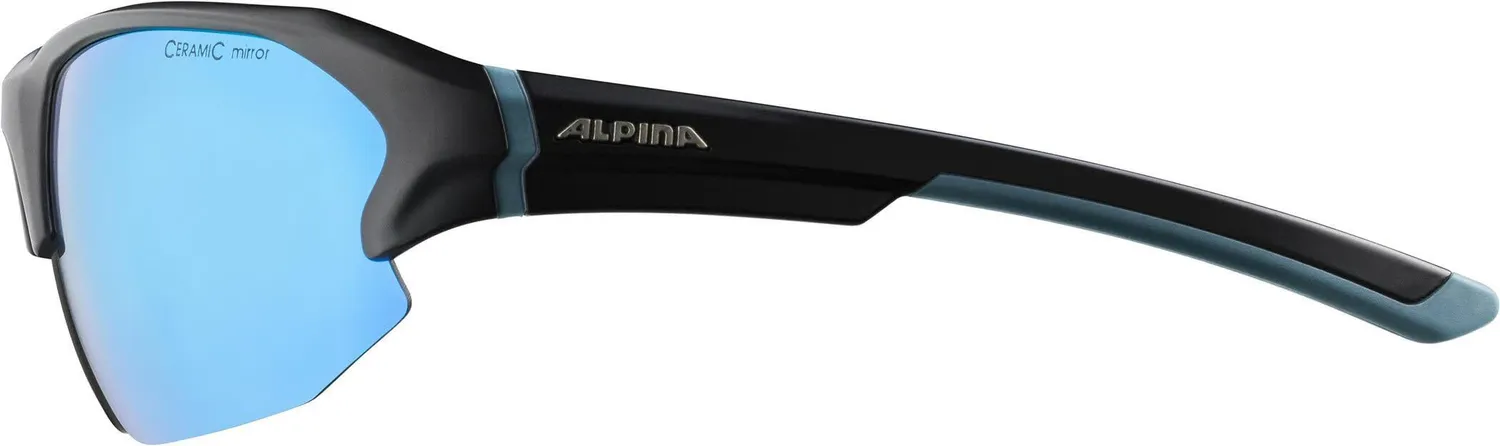 Alpina Lyron CMB occhiali sportivi black matt-blue infrarossi