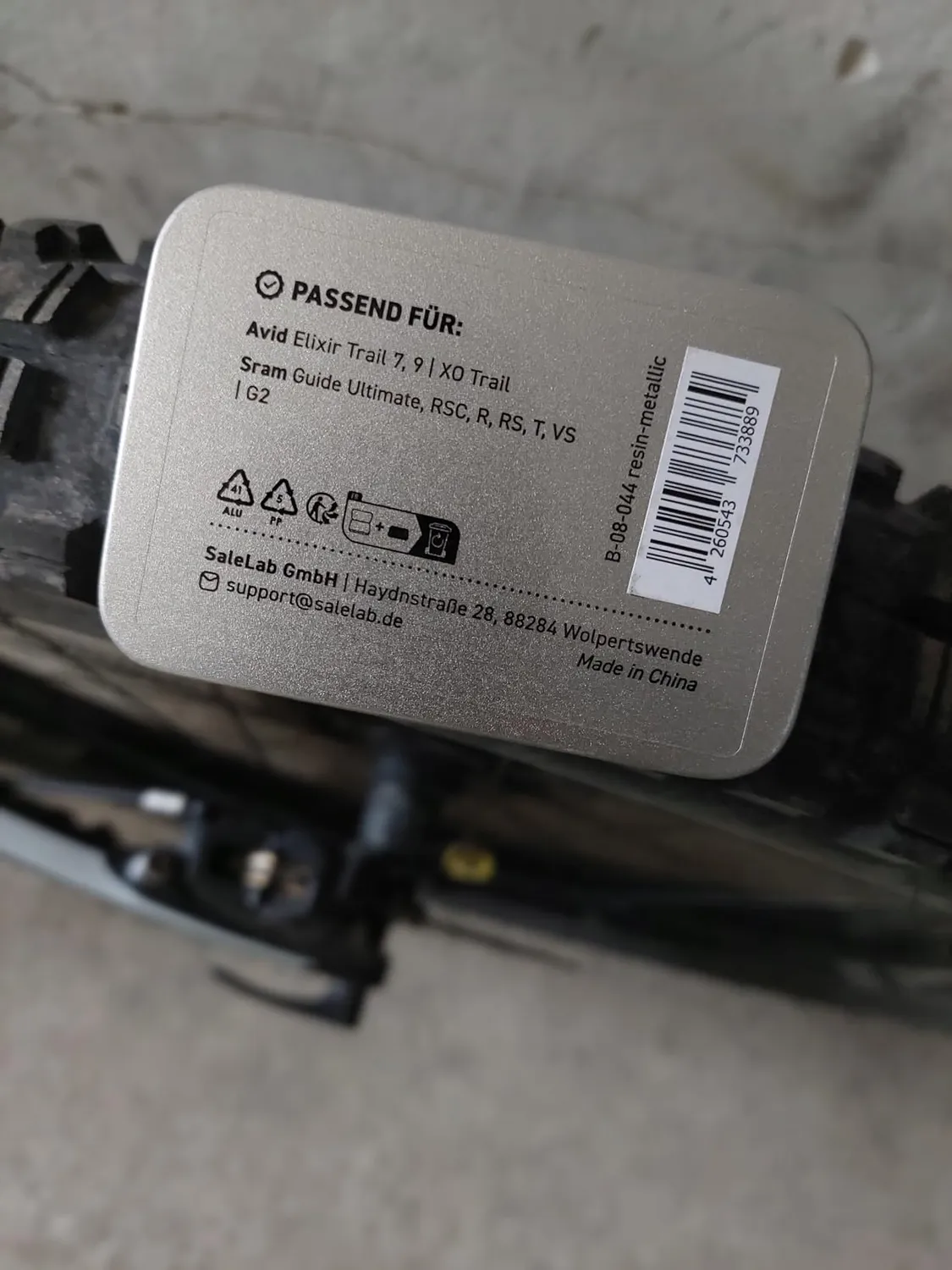 Borgen pastiglie freno bici SRAM Elixir Guide 2 paia