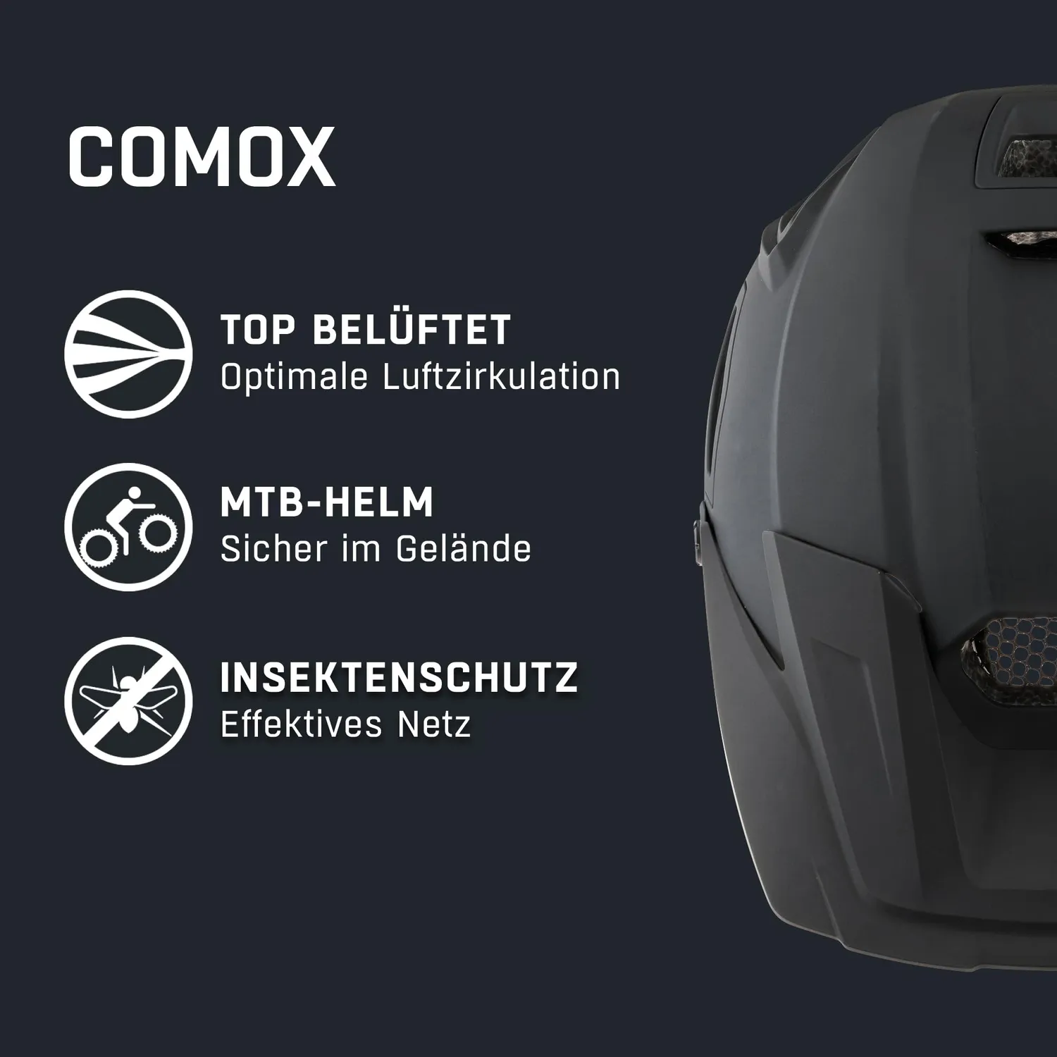 Alpina Comox casco bici enduro visiera corta
