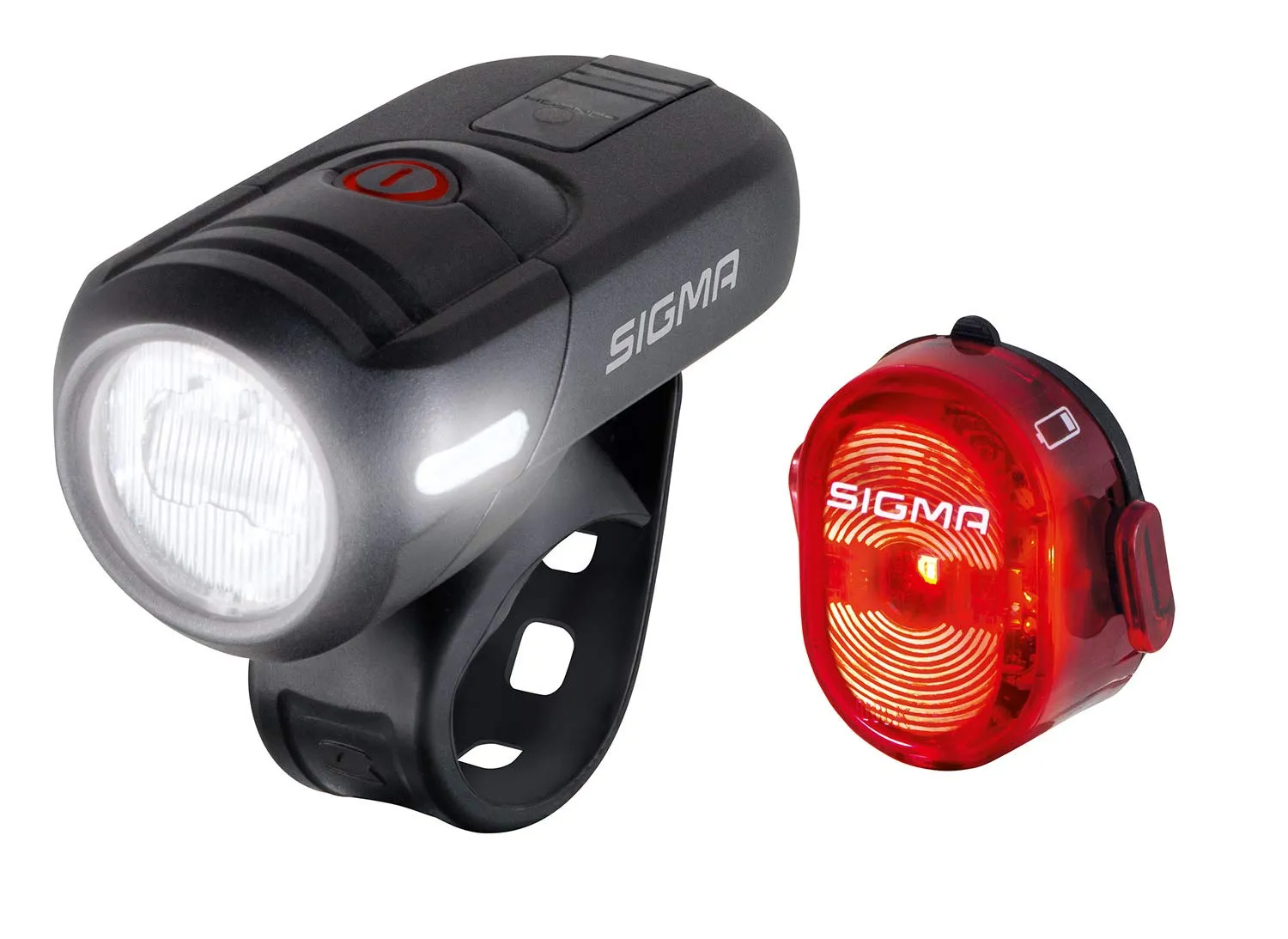 Sigma Aura 45 Nugget II Set Luci Bici Ricaricabile StVZO
