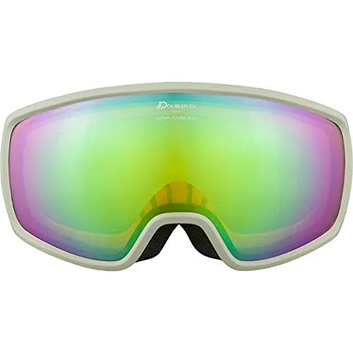 Alpina Double Jack Q-Lite maschera sci moongrey sferica