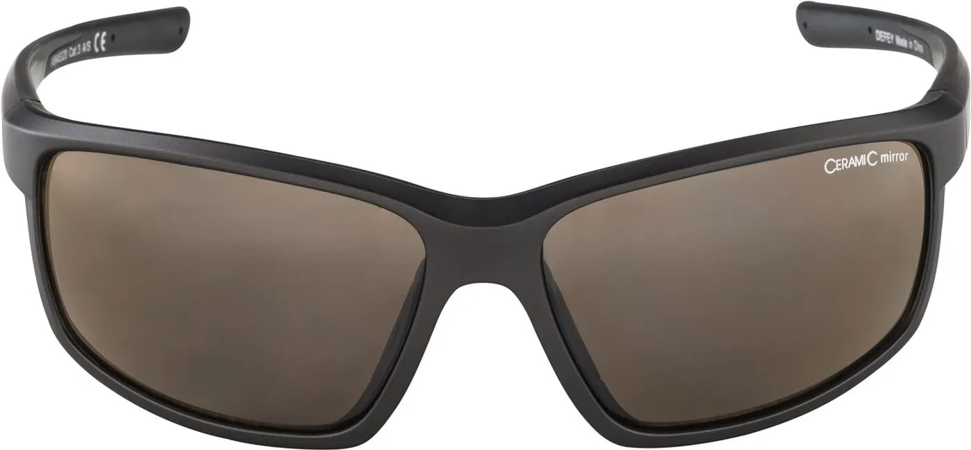 Alpina Defey occhiali sportivi tin matt-black specchiati