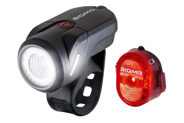Sigma Aura 35 + Nugget II kit luci bici ricaricabile