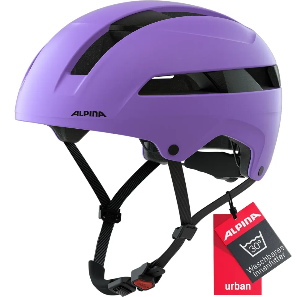 Alpina Soho casco bici urban viola 51-56