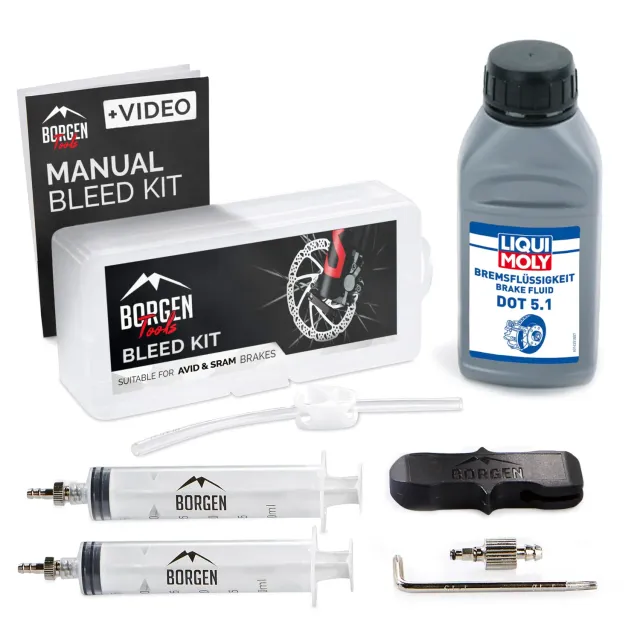 Borgen kit spurgo freni disco Avid SRAM DOT 5.1