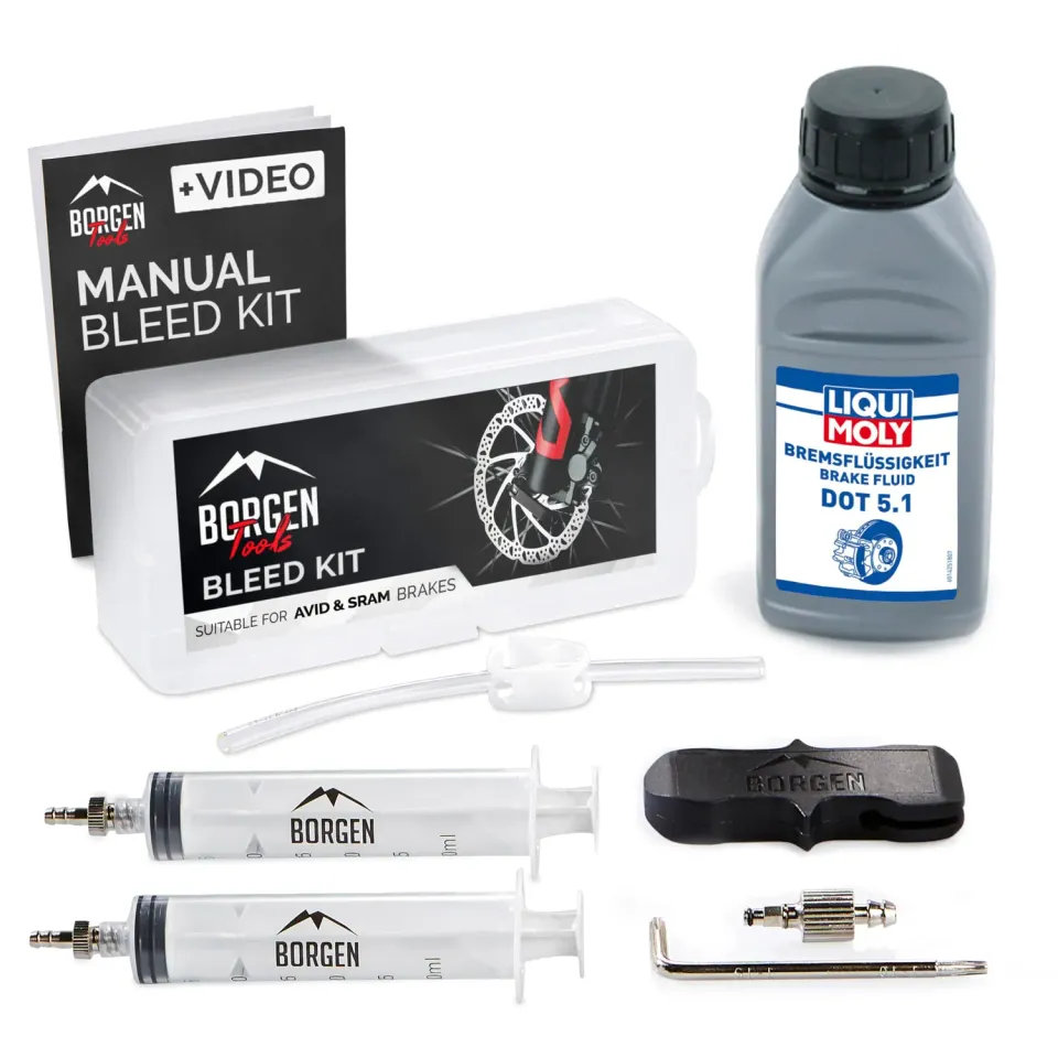 Borgen kit spurgo freni disco Avid SRAM DOT 5.1