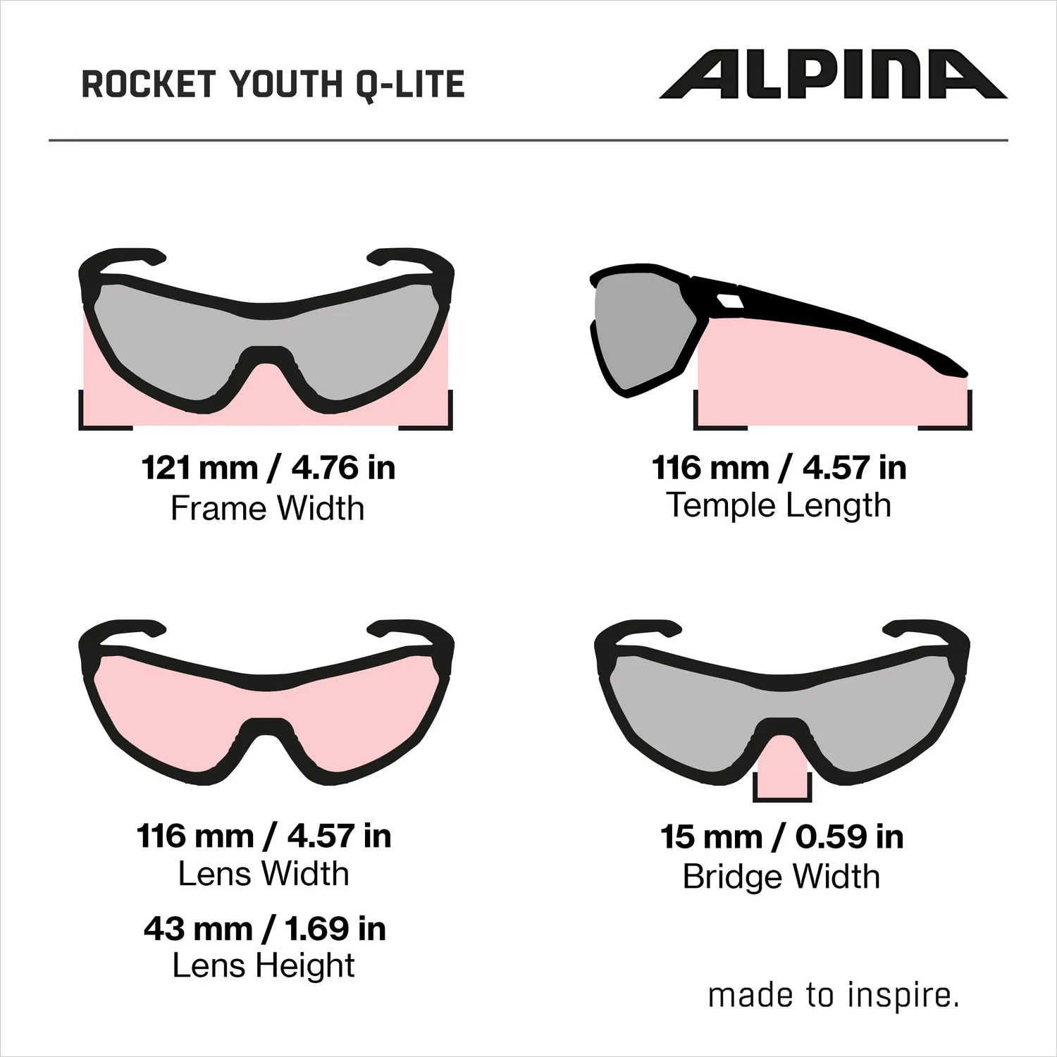 Alpina Rocket Youth Q-Lite occhiali MTB burned-yellow bronzo