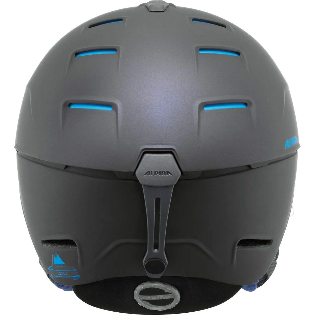 Alpina Cheos casco sci adulto ibrido ventilato