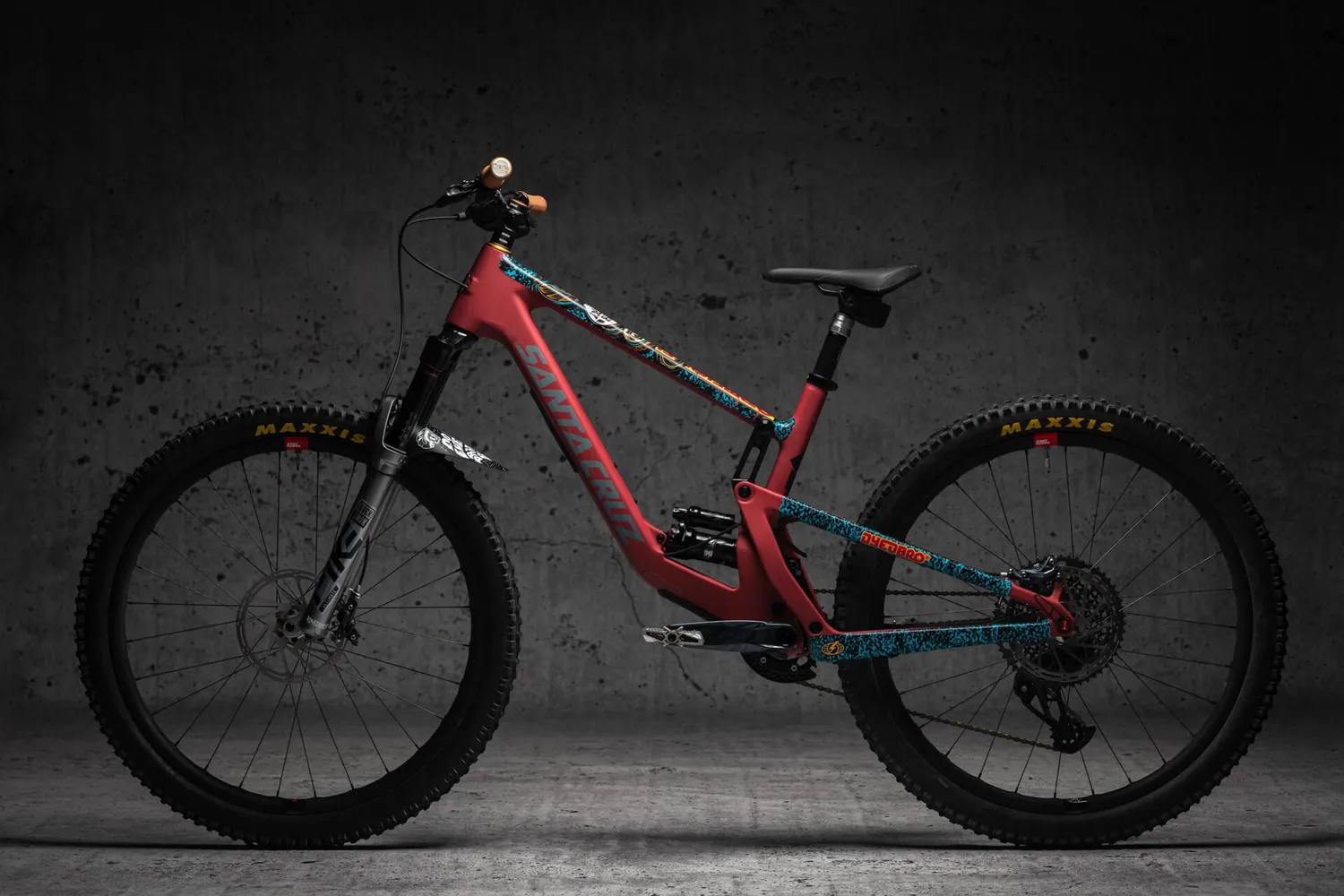 Dyedbro RRR protezione telaio MTB colorata opaca