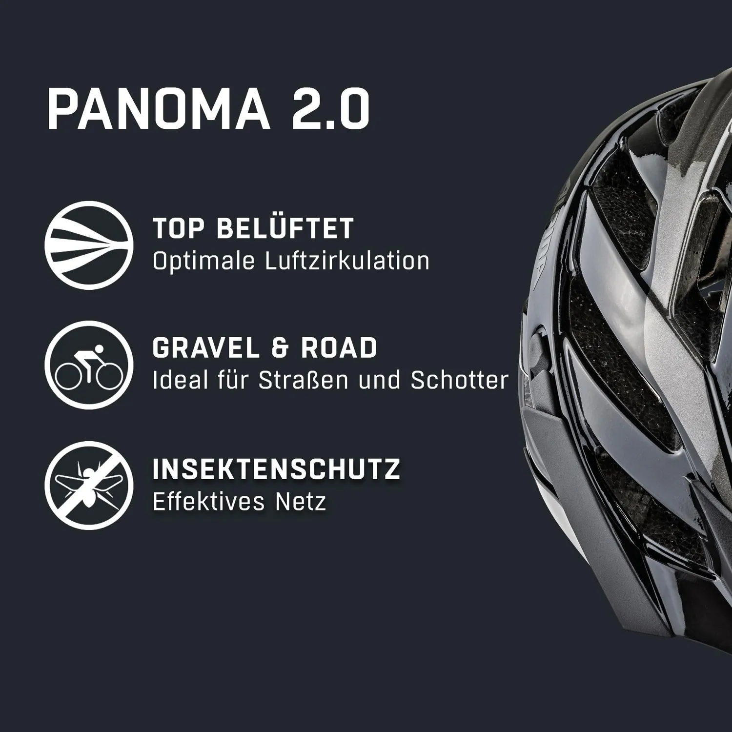 Alpina Panoma 2.0 casco bici adulto touring Made Germany