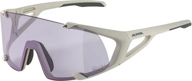 Alpina Hawkeye S Q-Lite V occhiali sportivi cool-grey matt fotocromatici