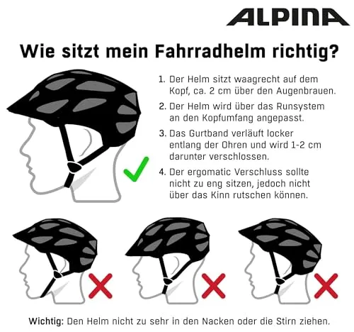 Alpina Haarlem FCB casco bici 57-62 cm Coffee-Grey urbano
