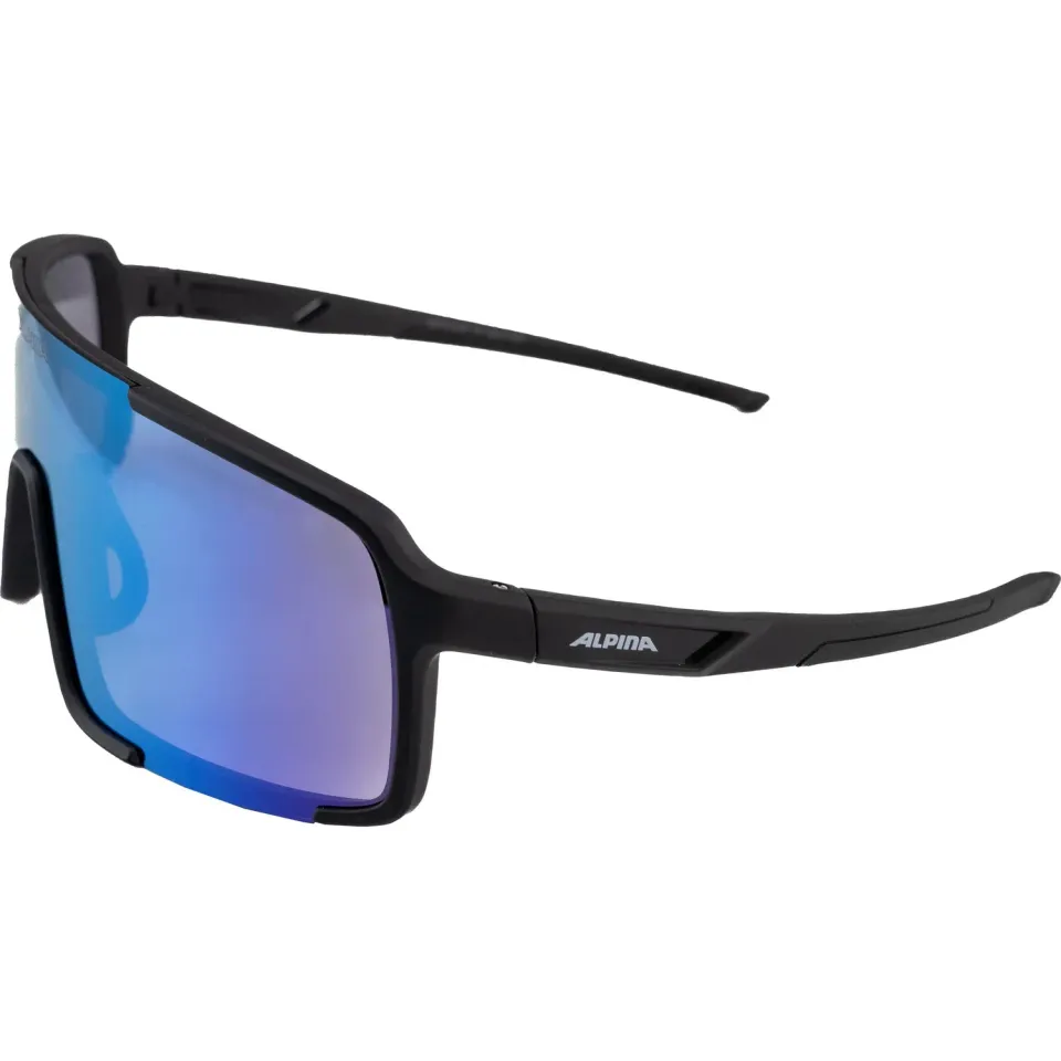 Alpina Vasba occhiali sport black matt blue multifunzione