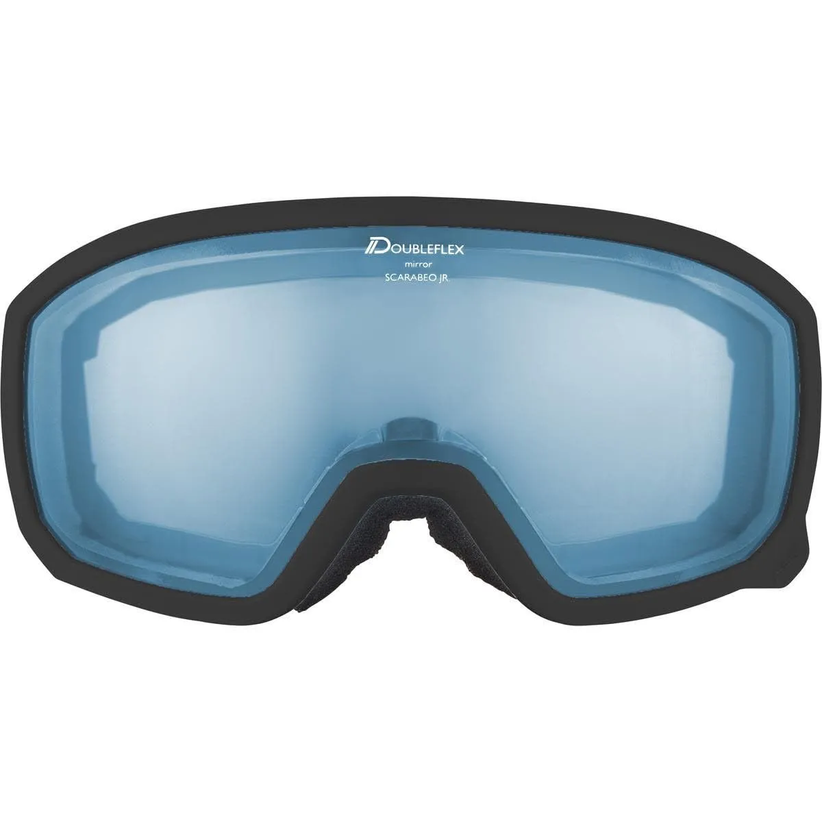 Alpina Scarabeo Jr. Q-Lite maschera sci bambino black-blue specchiata