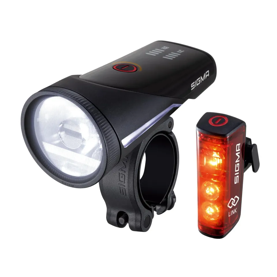 Sigma Aura 100 Blaze Link set luci bici ricaricabile