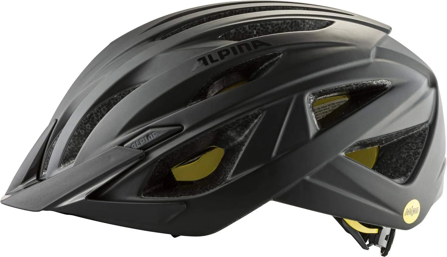 Alpina Delft MIPS casco bici 51-56 cm black matt protettivo
