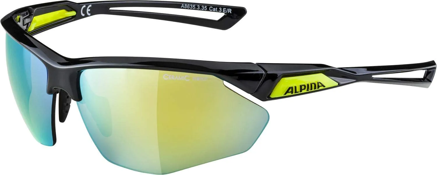Alpina Sport Nylos HR occhiali sportivi nero scuro