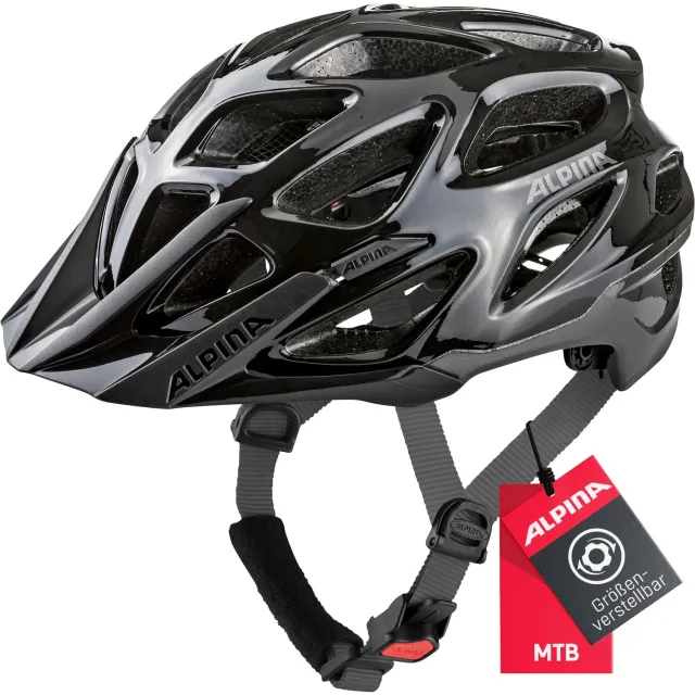 Alpina Mythos 3.0 casco bici 59-64 cm black-anthracite MTB