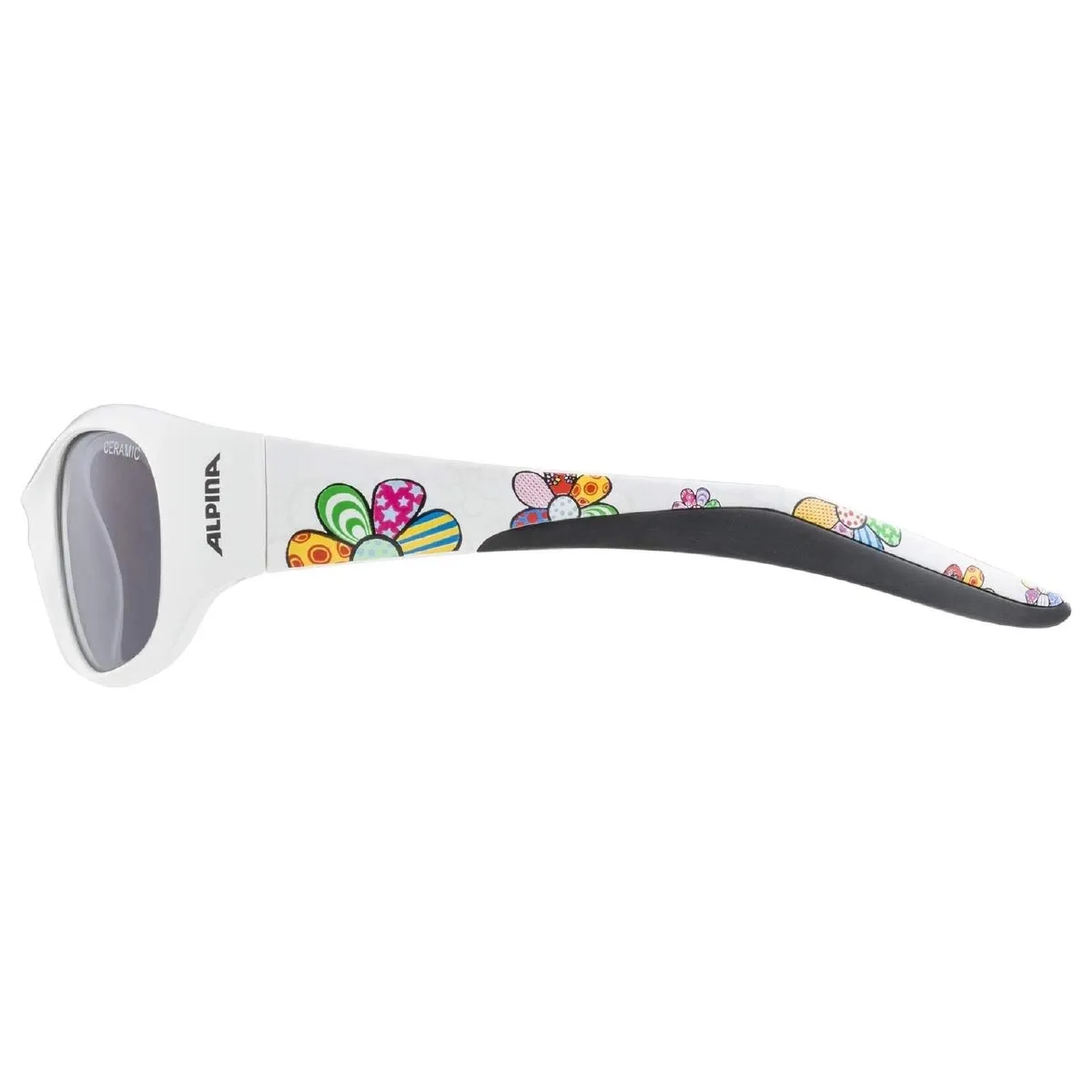 Alpina Flexxy occhiali sole bambini White Flower specchiati