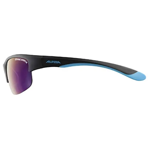 Alpina Flexxy Youth HR occhiali da sole black matt-blue specchiati