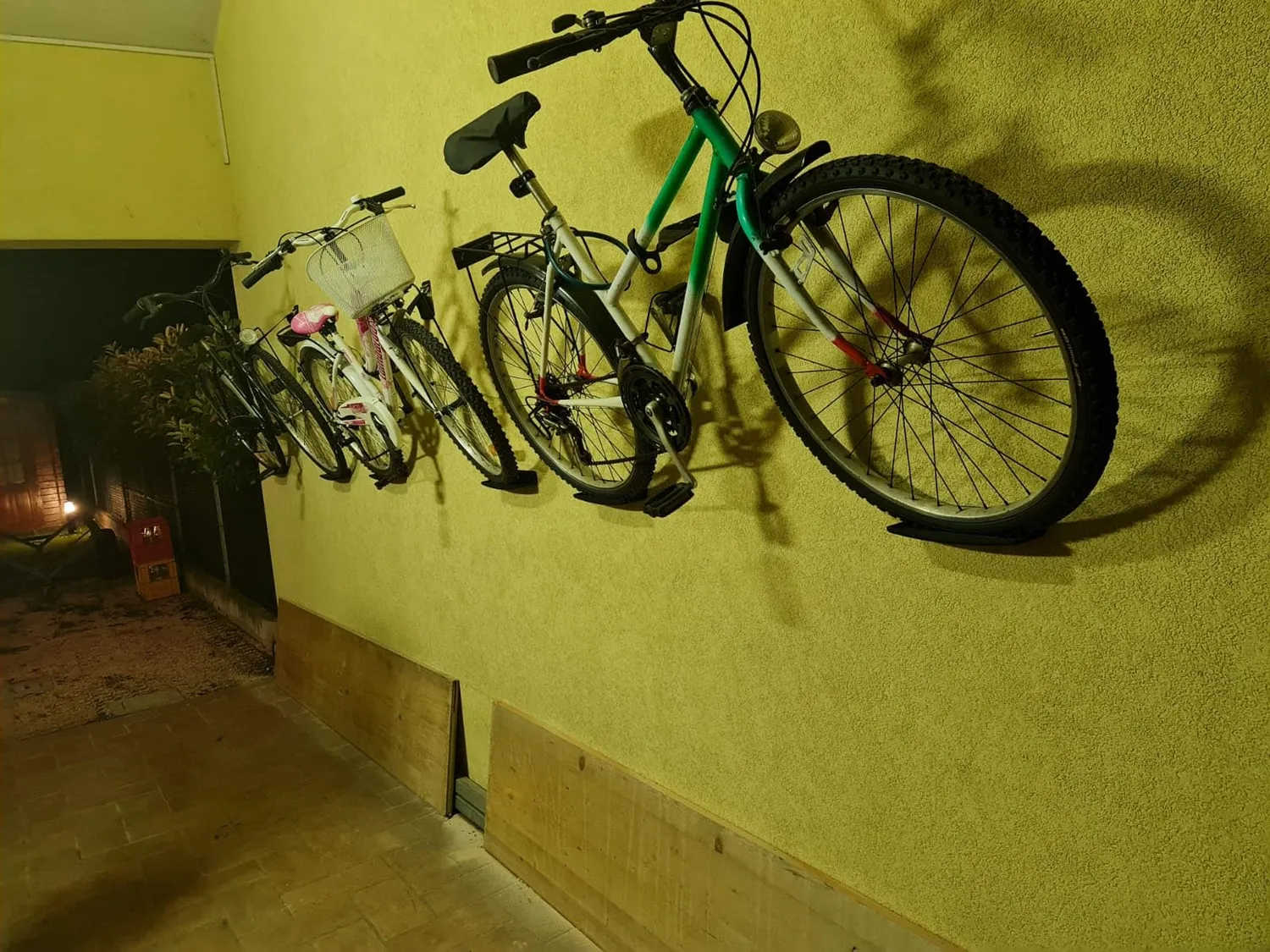 Borgen supporto bici muro gancio set 1 pezzo 32 kg