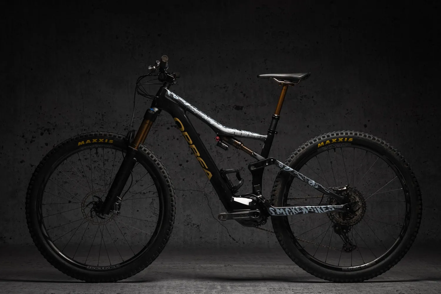 Dyedbro Fluor Kit Protezione Telaio E-Bike Bianca 8 Pezzi
