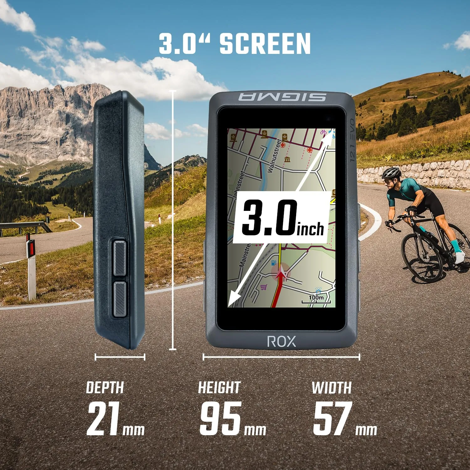 Sigma Sport Rox 12.1 Evo ciclocomputer GPS set sensore